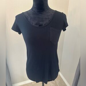 Black Pocket T Shirt